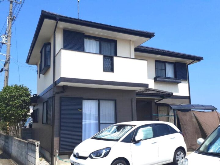 阿南市那賀川町　T様邸　屋根塗装　外壁塗装